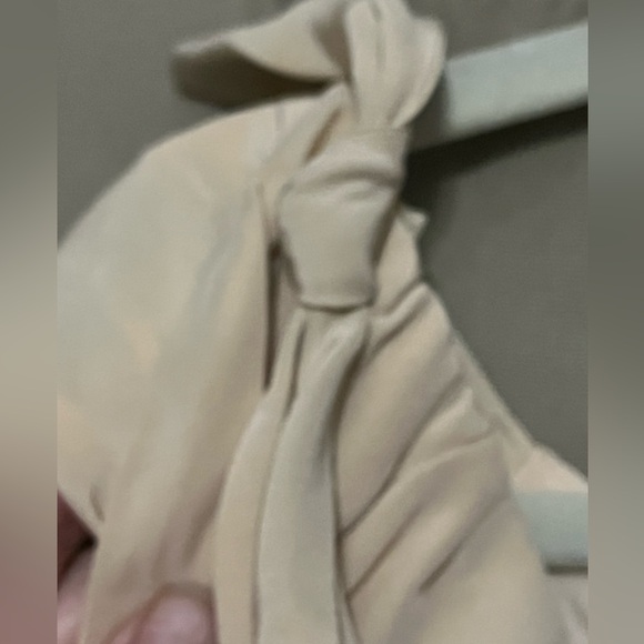 Nanette Lepore ivory silk fully lined top tulip sleeves dress blouse sz 8 - Picture 2 of 7